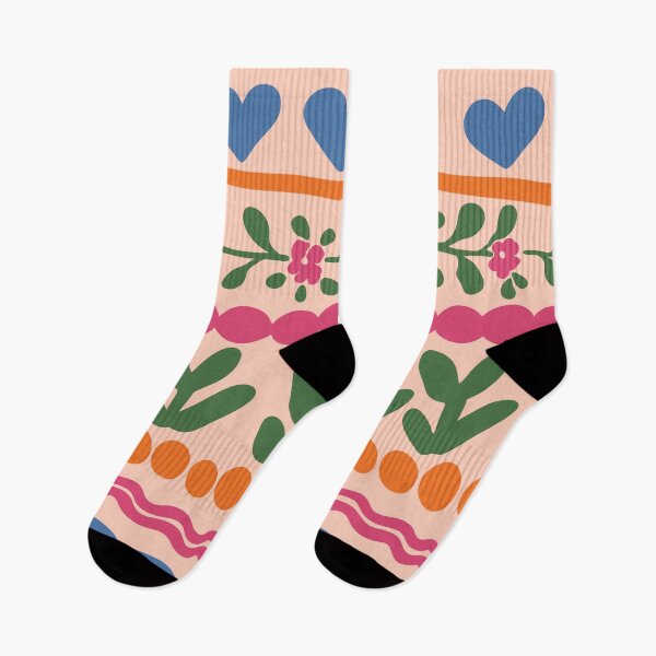 Item preview, Spring Cottage Folk Pattern designed and sold by soheedesigns.