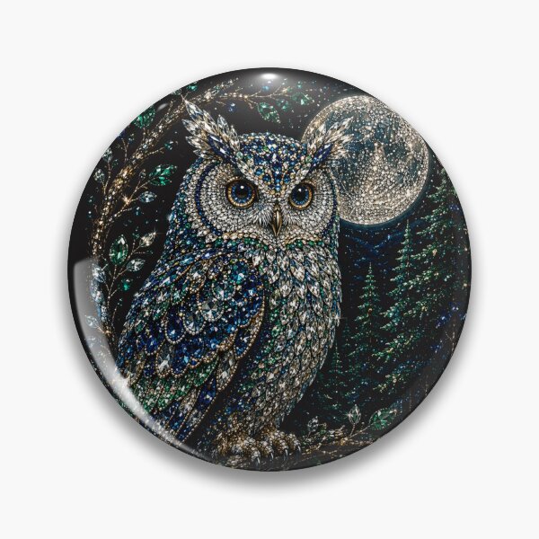 Item preview, Crystal Forest Owl | Diamond Mosaic Wildlife Art designed and sold by JustResultsCo.