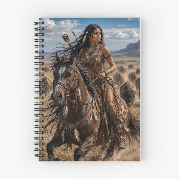 Item preview, Prairie Huntress and the Thundering Bison designed and sold by photoparadise22.