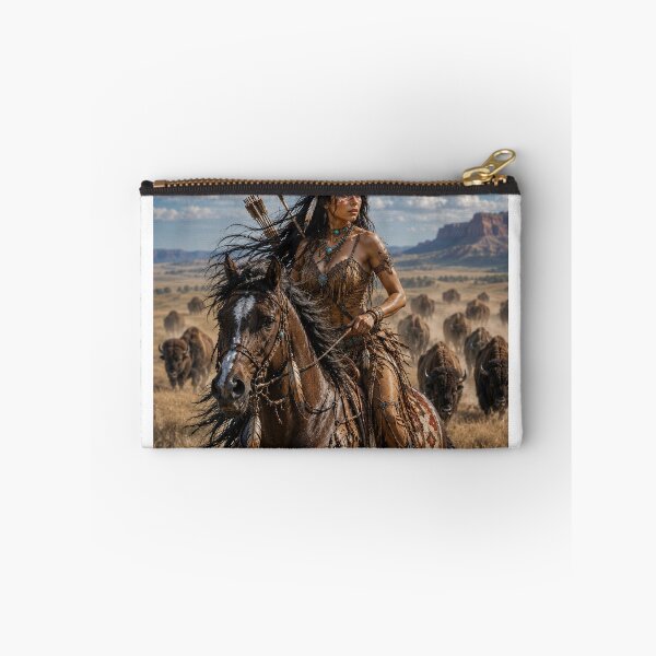 Item preview, Prairie Huntress and the Thundering Bison designed and sold by photoparadise22.