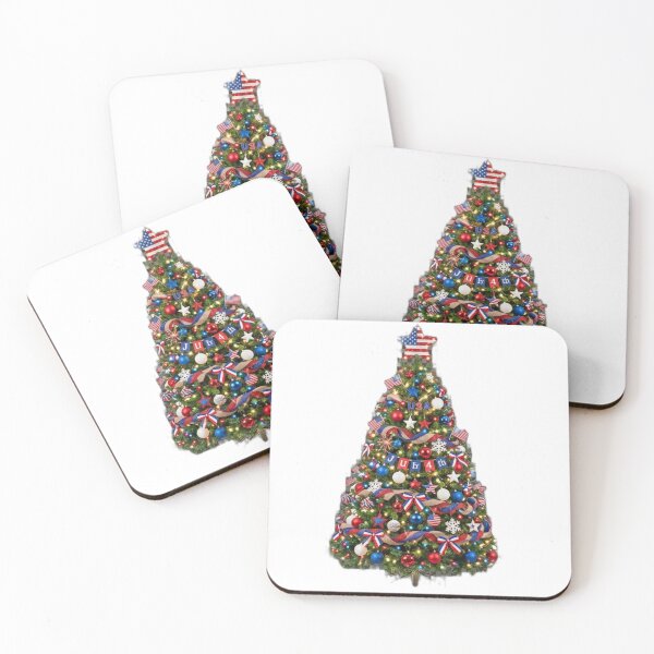 Item preview, Christmas in July Patriotic Christmas Tree  designed and sold by Andersong.
