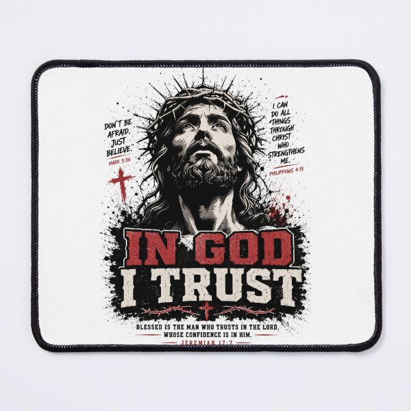 Item preview, In God I Trust Christian T-Shirt – Jesus Faith Graphic Religious Tee T-Shirt designed and sold by HB Shirts.