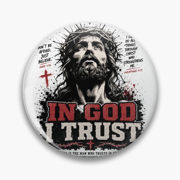 Item preview, In God I Trust Christian T-Shirt – Jesus Faith Graphic Religious Tee T-Shirt designed and sold by HB Shirts.
