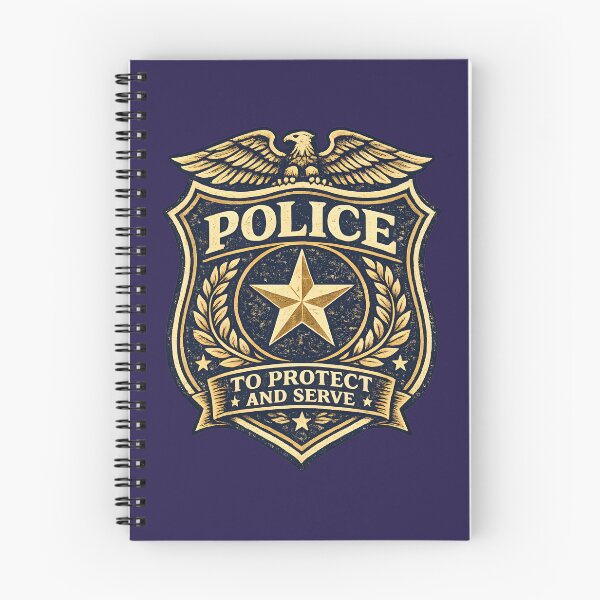 Item preview, Police To Protect and Serve — Vintage Law Enforcement Badge Pride Design designed and sold by KawaiiOrbit.