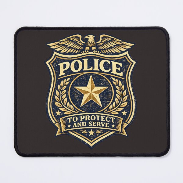 Item preview, Police To Protect and Serve — Vintage Law Enforcement Badge Pride Design designed and sold by KawaiiOrbit.