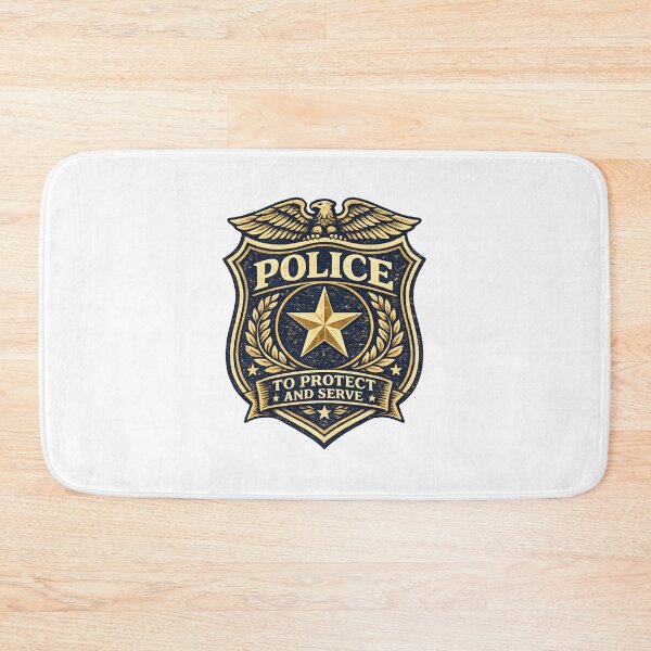 Item preview, Police To Protect and Serve — Vintage Law Enforcement Badge Pride Design designed and sold by KawaiiOrbit.