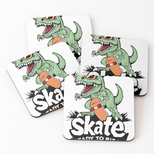 Item preview, T-Rex Skate: Ready To Ride Dinosaur designed and sold by texoapparel.