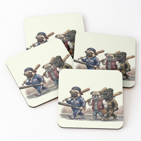 Item preview, Pug Life Gang: The Original OG Pugs designed and sold by mikemuchu.