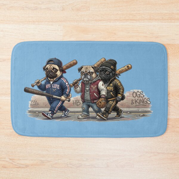 Item preview, Pug Life Gang: The Original OG Pugs designed and sold by mikemuchu.