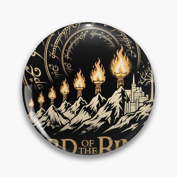 Item preview, Lord of the Rings Gondor Beacons Poster designed and sold by Senpaiwaves.