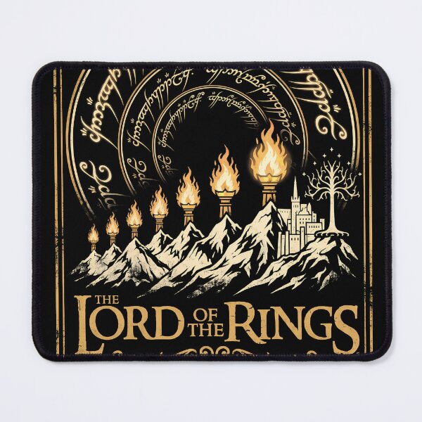 Item preview, Lord of the Rings Gondor Beacons Poster designed and sold by Senpaiwaves.