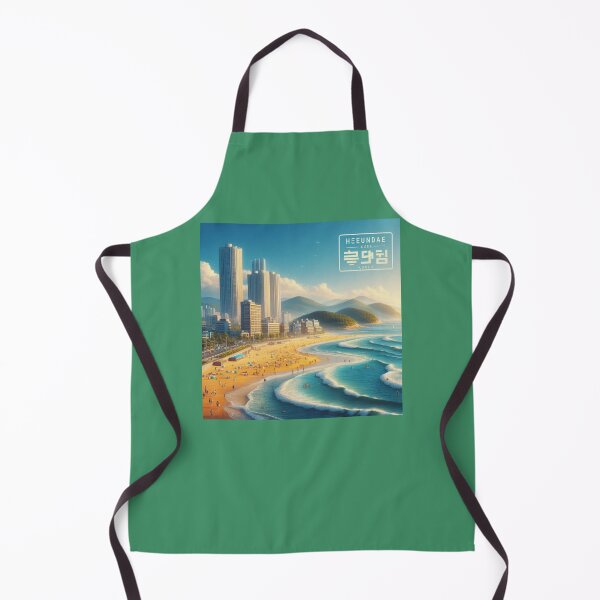 Item preview, Busan Korea Coastal Landmark  Label Text  HAEUNDAE KOREA ??   designed and sold by PaintMeWorld.