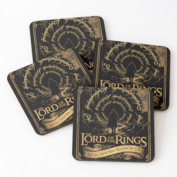Item preview, Lord of the Rings Not All Those Who Wander Poster designed and sold by Senpaiwaves.