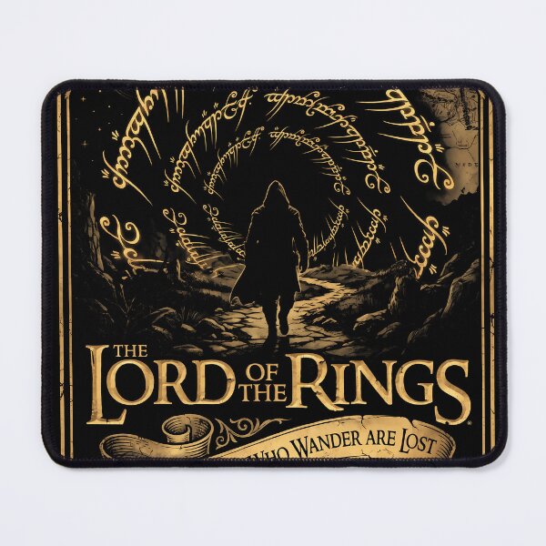 Item preview, Lord of the Rings Not All Those Who Wander Poster designed and sold by Senpaiwaves.