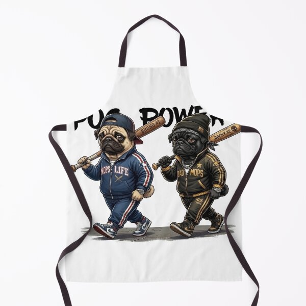 Item preview, Pug Life Gang: Urban Streetwear Dogs designed and sold by mikemuchu.