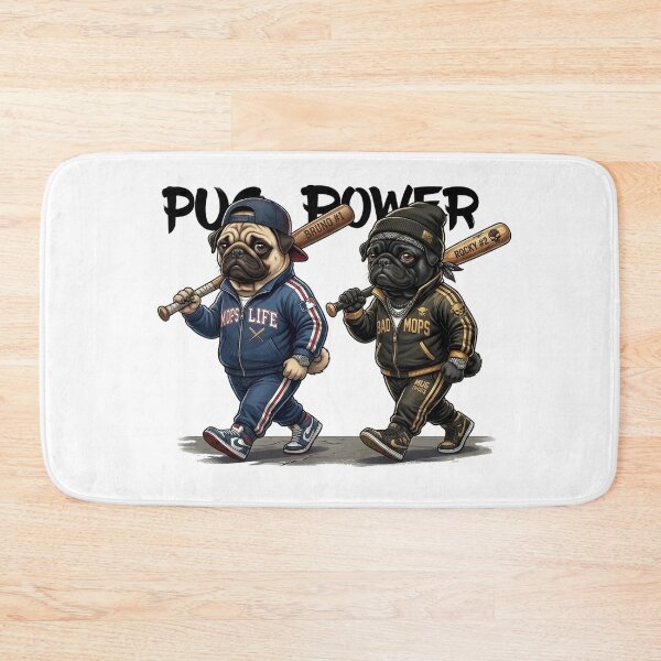 Item preview, Pug Life Gang: Urban Streetwear Dogs designed and sold by mikemuchu.