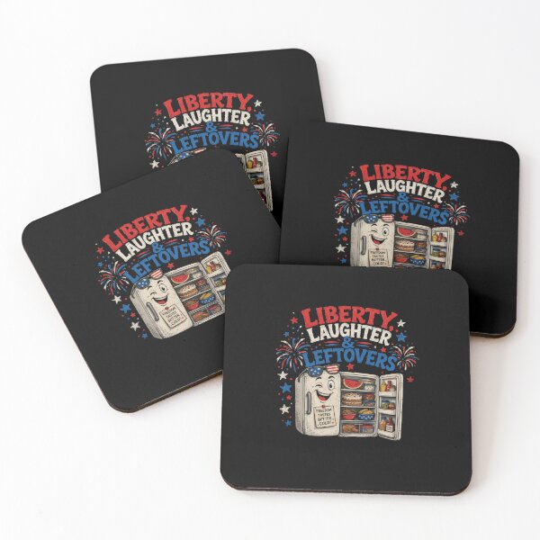 Item preview, Liberty, Laughter & Leftovers Fourth Of July American Patriot designed and sold by JonesFlora2025.
