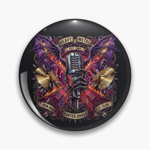Item preview, Symphony of the Underworld - Maximalist Heavy Metal Rock Band Art designed and sold by krish-prints.