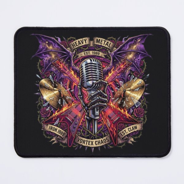 Item preview, Symphony of the Underworld - Maximalist Heavy Metal Rock Band Art designed and sold by krish-prints.
