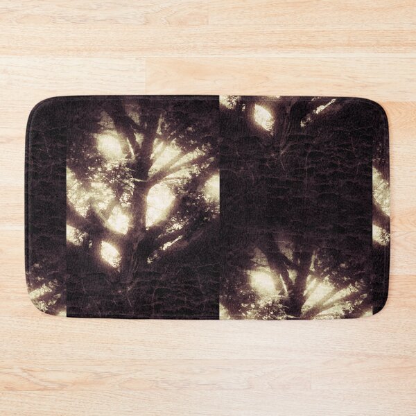 Item preview, Mystical Tree Silhouette | Dark Gothic Nature Photography | Sepia Vintage Texture Art Print designed and sold by SergioMiklos.