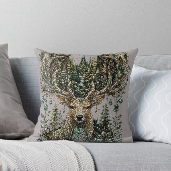 Item preview, Crystal Deer Spirit | Enchanted Gemstone Forest designed and sold by JustResultsCo.