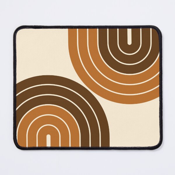 Item preview, Terracotta Abstract Geometric Arch Pillow Cover - Boho Home Décor designed and sold by nineFlorals.
