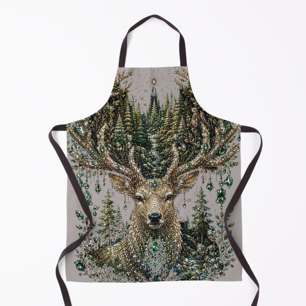 Item preview, Crystal Deer Spirit | Enchanted Gemstone Forest designed and sold by JustResultsCo.