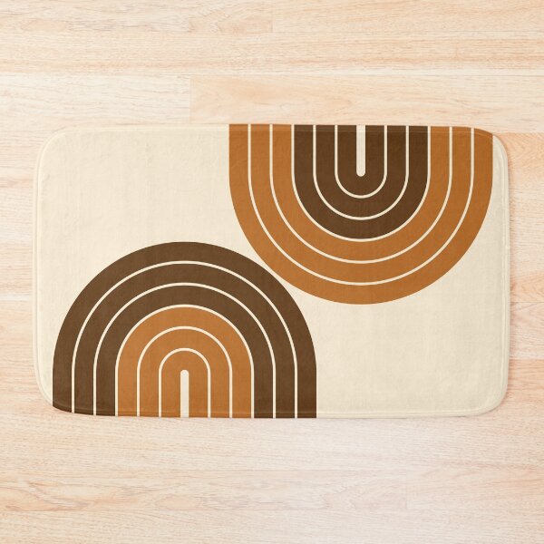 Item preview, Terracotta Abstract Geometric Arch Pillow Cover - Boho Home Décor designed and sold by nineFlorals.