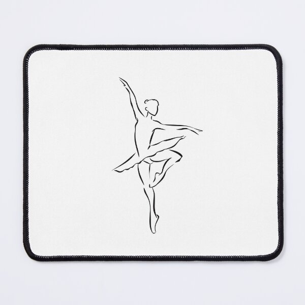 Item preview, Ballerina Silhouette Dance (outline) designed and sold by RoxanedArt.