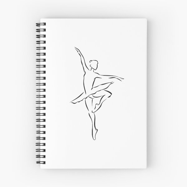 Item preview, Ballerina Silhouette Dance (outline) designed and sold by RoxanedArt.