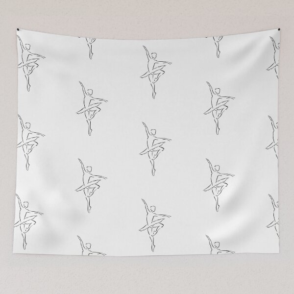 Item preview, Ballerina Silhouette Dance (outline) designed and sold by RoxanedArt.