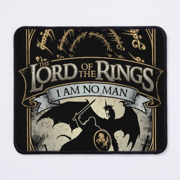 Item preview, Lord of the Rings I Am No Man Poster designed and sold by Senpaiwaves.