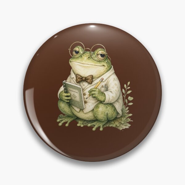 Item preview, Science Club Frog Sticker designed and sold by The Silly goose country club.