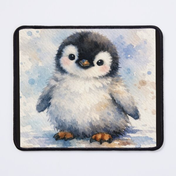 Item preview, Kawaii Baby Penguin Animal Artwork designed and sold by NivyasArtistry.
