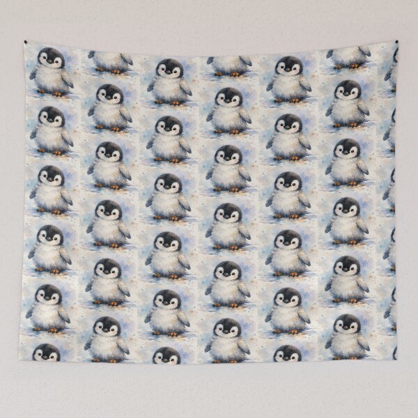 Item preview, Kawaii Baby Penguin Animal Artwork  designed and sold by NivyasArtistry.