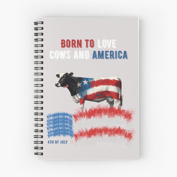 Item preview, Born To Love Cows And America Red White And MOO 4th of July designed and sold by AleksandraJac05.