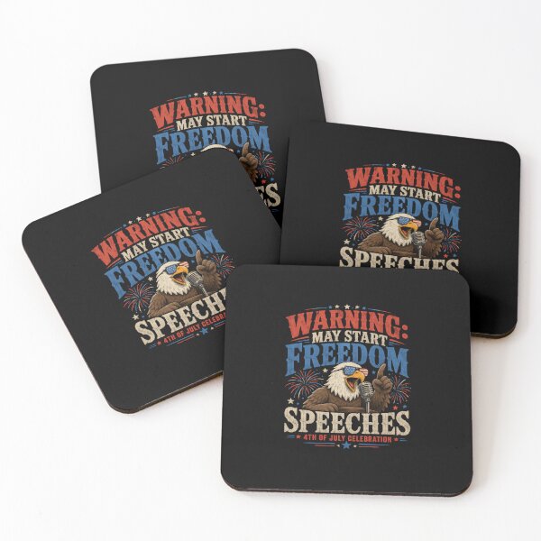 Item preview, Warning: May Start Freedom Speeches 4th Of July Celebration American Patriot Independence Day designed and sold by JonesFlora2025.
