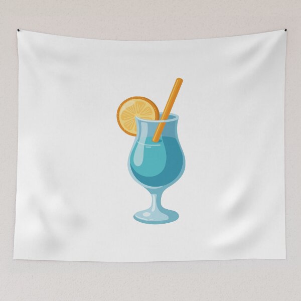 Item preview, Tropical Cocktail Illustration designed and sold by EvLip-Artist.
