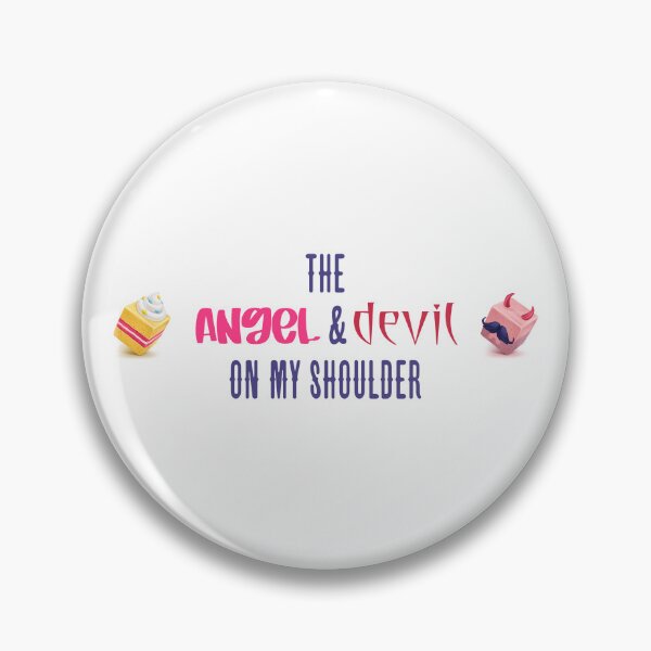 Item preview, Angel & Devil… (on White) designed and sold by PawsitiveMum3.