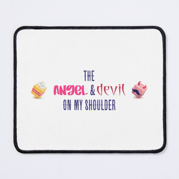 Item preview, Angel & Devil… (on White) designed and sold by PawsitiveMum3.