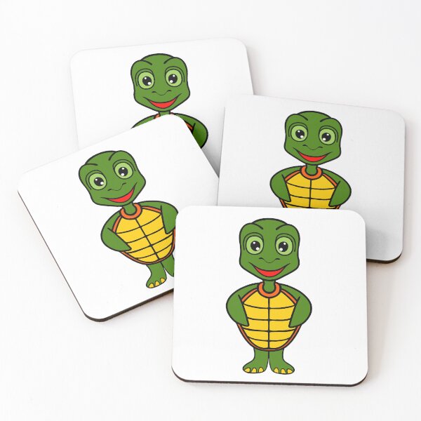 Item preview, Funny Happy Cartoon Turtle designed and sold by Sartoris Art.