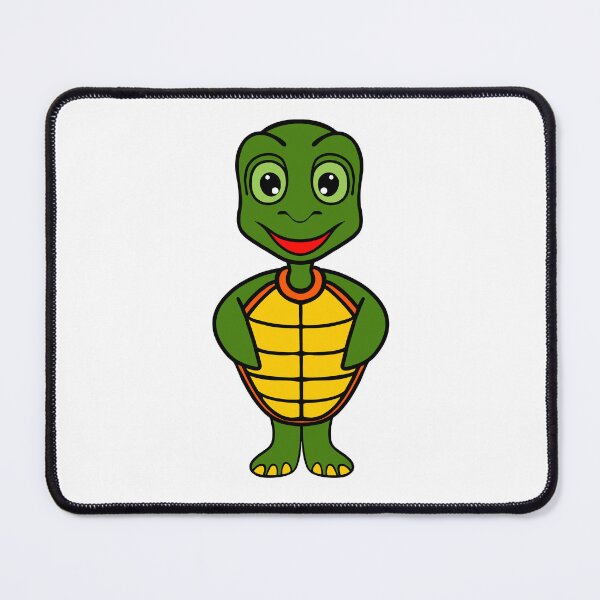 Item preview, Funny Happy Cartoon Turtle designed and sold by Sartoris Art.