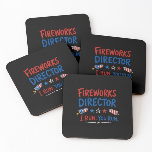 Item preview, Fireworks Director I Run. You Run. Funny Fourth Of July Patriot Celebration designed and sold by JonesFlora2025.