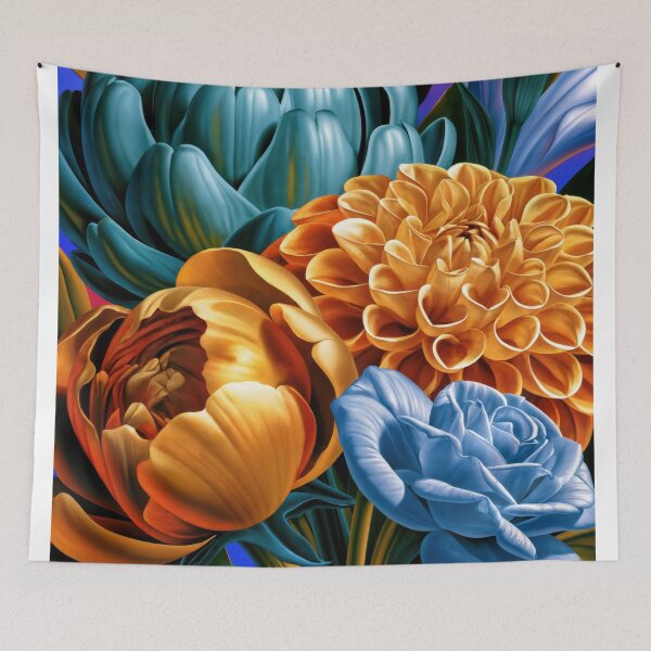 Item preview, Wall Art - Postcard - Radiant Bloom – Hyperreal Floral Elegance designed and sold by ForeverPrintsOK.