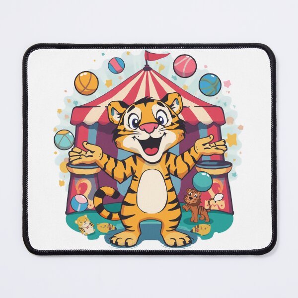 Item preview, Amazing Digital Circus Tiger Cartoon | Cute Circus Adventure Kids Design designed and sold by Vvmd.