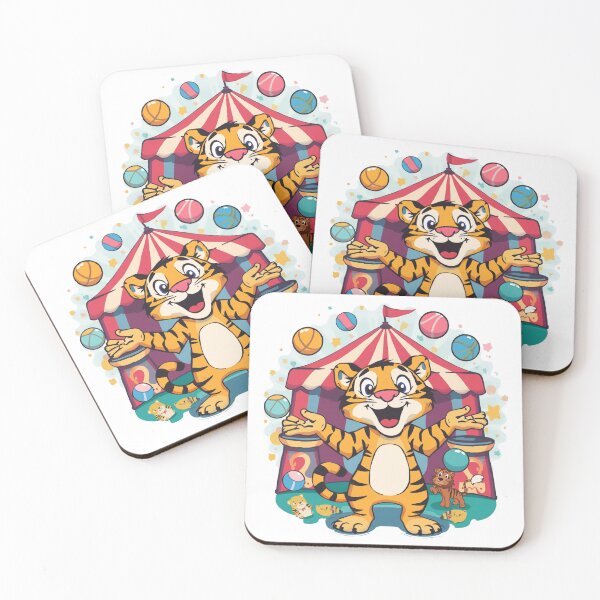 Item preview, Amazing Digital Circus Tiger Cartoon | Cute Circus Adventure Kids Design designed and sold by Vvmd.