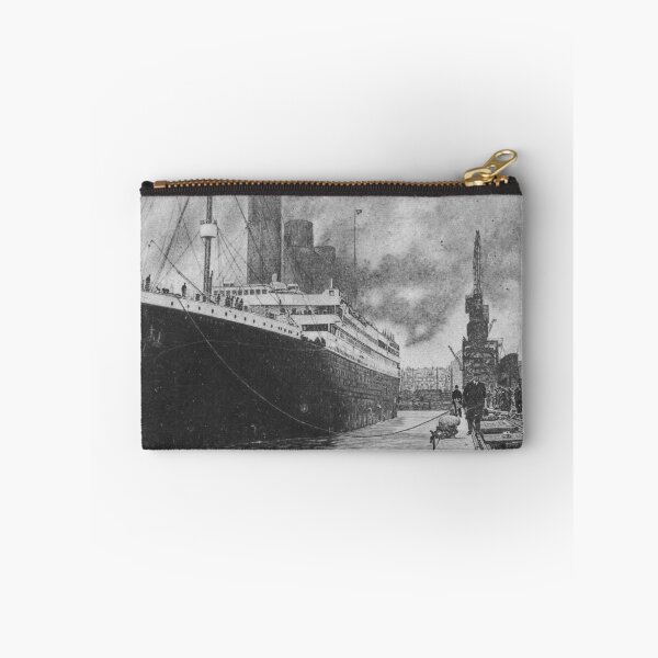 Item preview, Titanic Harbor Drawing — Charcoal Graphite Hyperrealistic Original Art designed and sold by David Mateo ArtWorks.