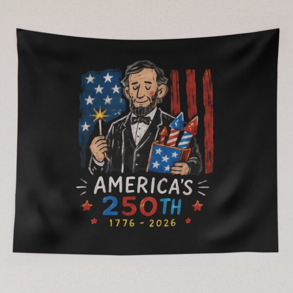 Item preview, America's 250th 1776 - 2026 Abraham Lincoln USA History Patriot Anniversary designed and sold by JonesFlora2025.
