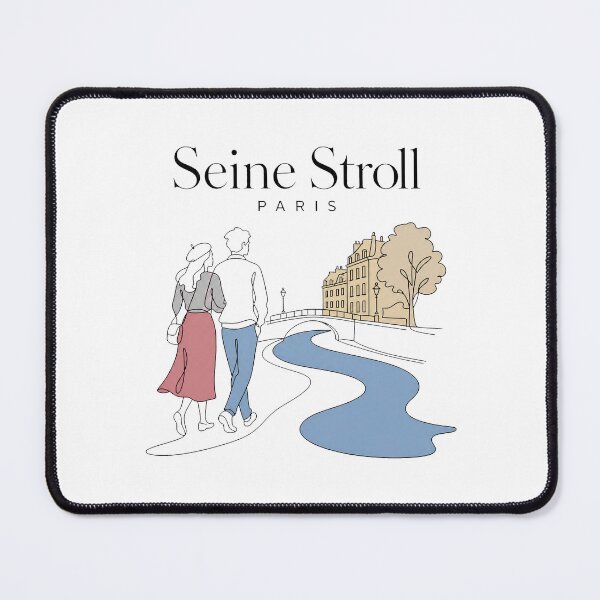 Item preview, His Stroll Paris Romance Travel Couple Souvenir designed and sold by pirminio.