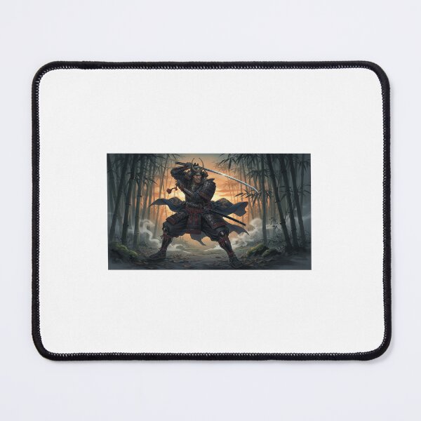Item preview, Fierce Samurai Warrior in Bamboo Forest at Sunset designed and sold by maplesoulkiller.